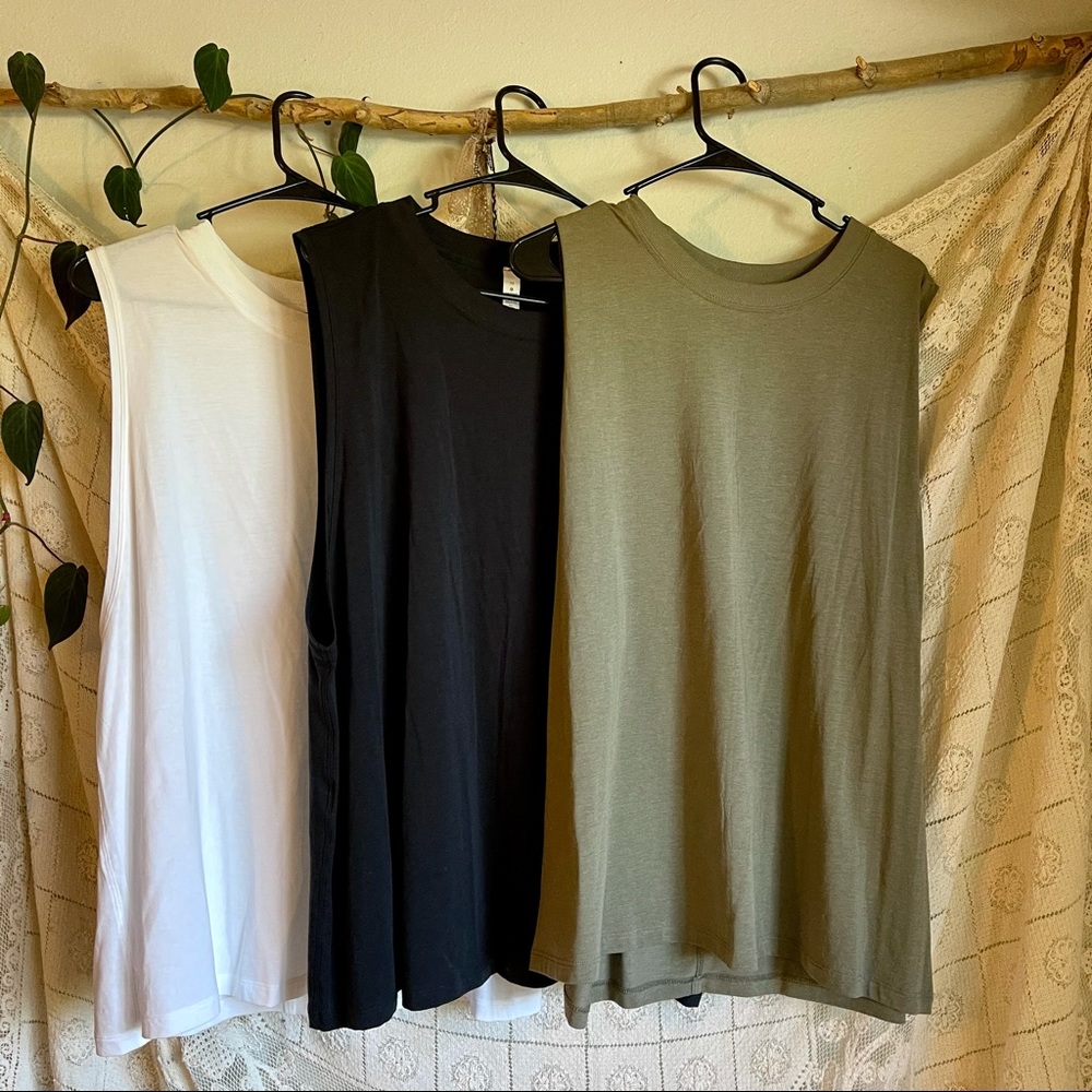 Lululemon sleeveless top - 3 colors